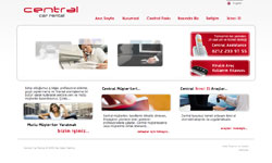 Central Car Rental Kurumsal Web Sitesi